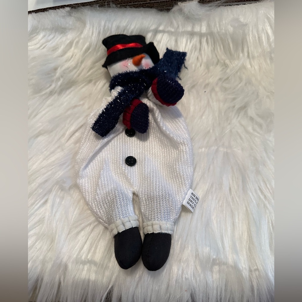 🩷5/$10 Festive Snowman Plush ornaments Decor